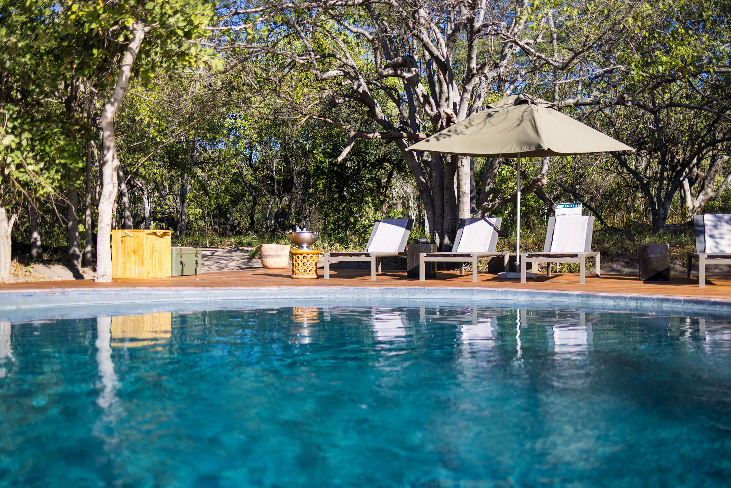 Machaba Safaris Web Botswana Machaba Camp Pool Machaba Safaris Web Botswana Machaba Camp Pool