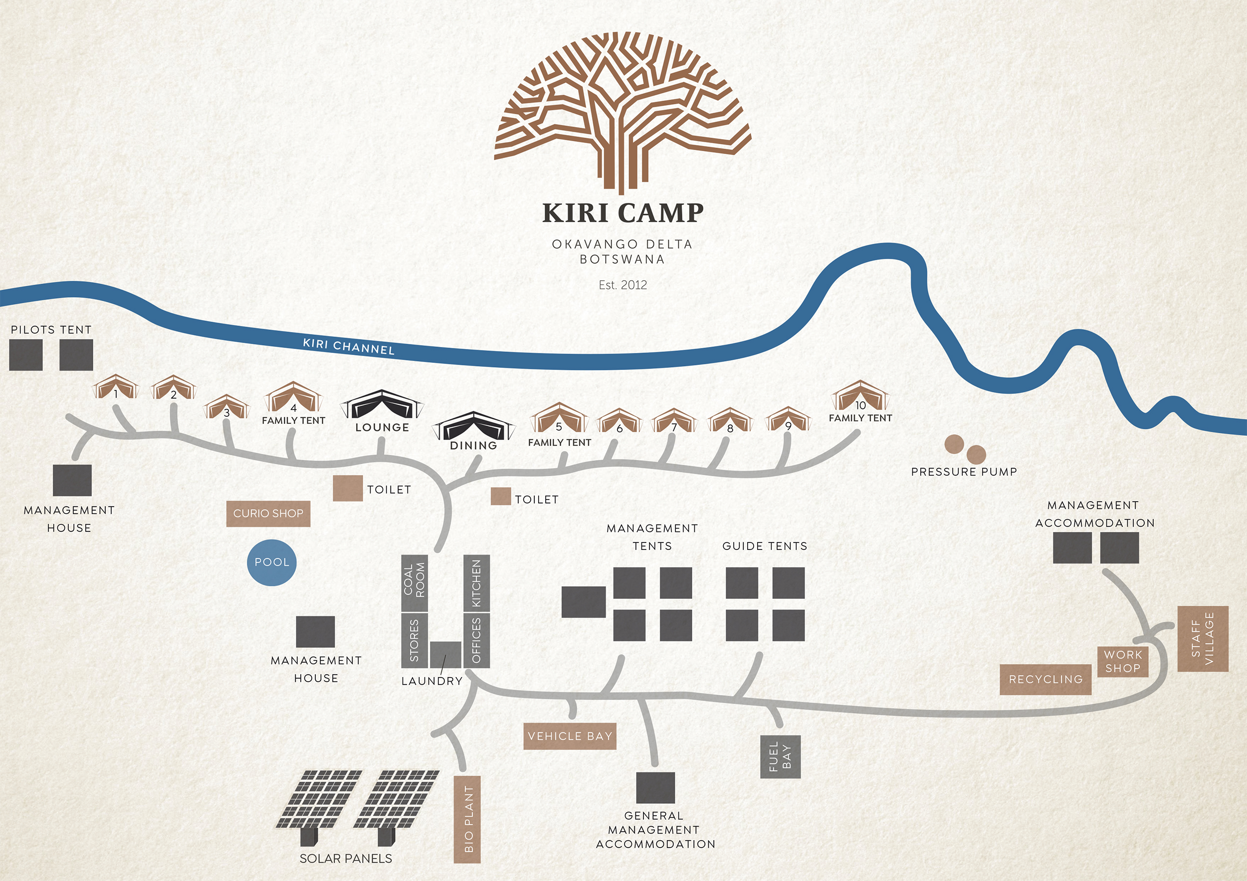 Camp Layout Kiri Camp Camp Layout Kiri Camp