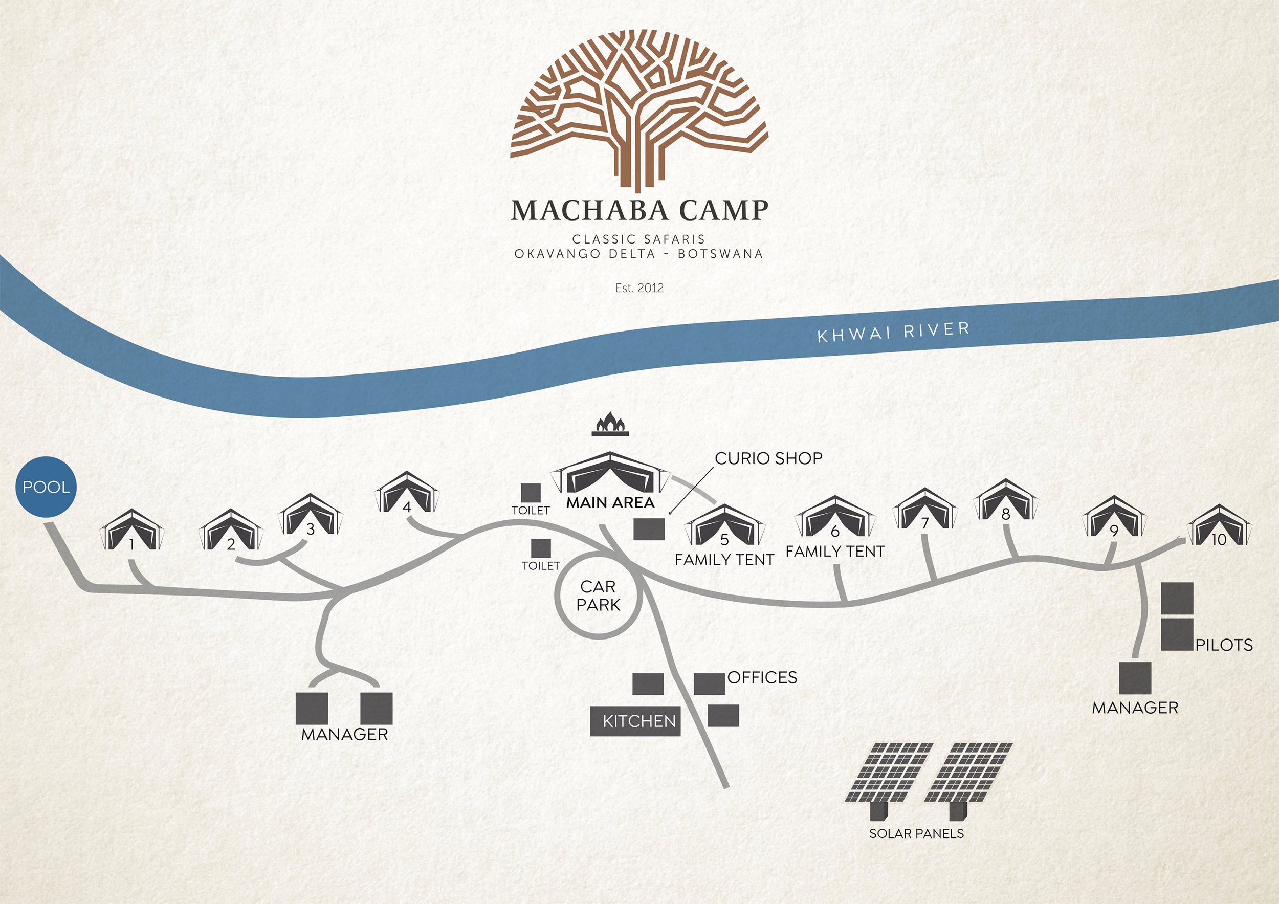 Camp Layout Machaba Camp Camp Layout Machaba Camp