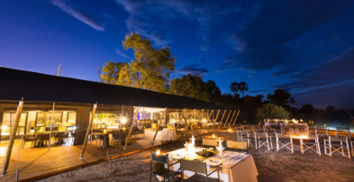 Machaba Safaris Web Botswana Gomoti Camp Gallery Dining Outside Machaba Safaris Web Botswana Gomoti Camp Gallery Dining Outside