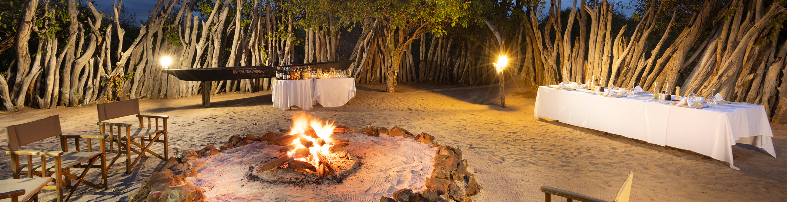 Machaba Safaris Web Ngoma Lodge Bush Dining Boma Machaba Safaris Web Ngoma Lodge Bush Dining Boma